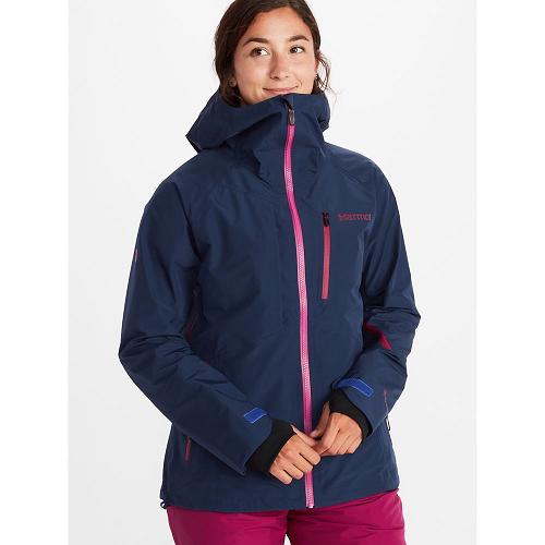 Marmot Bariloche Jackets - Womens Ski Jacket Navy CA7490185 Canada